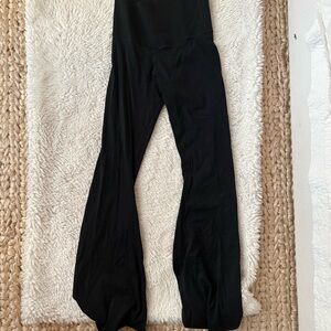 Aerie Black Flared Leggings